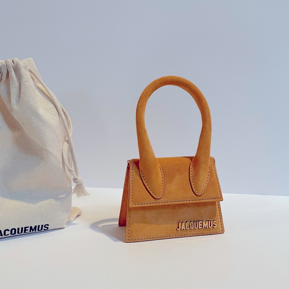 Brand new adorable Jacquemus Suede Le Chiquito Authentic